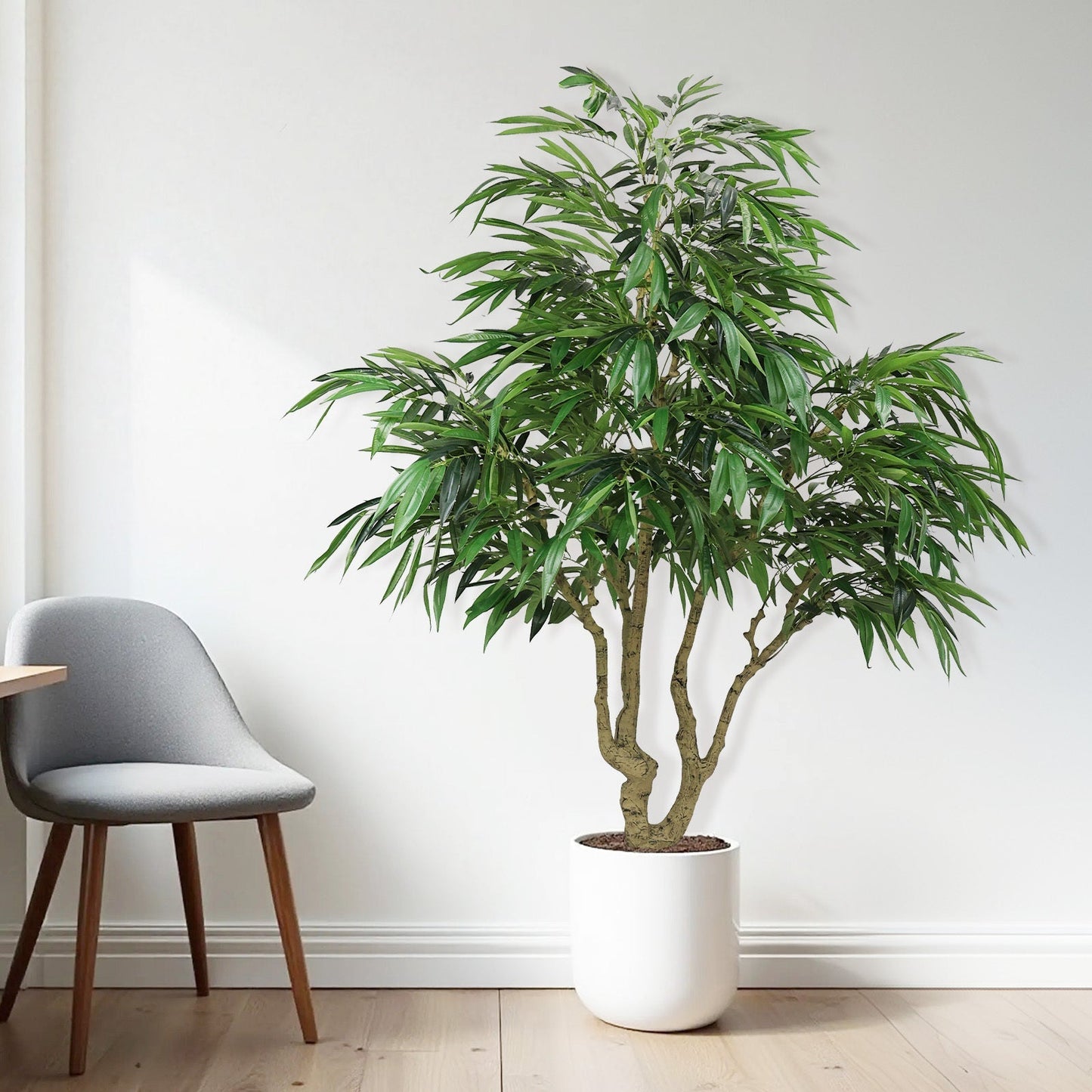 7FT Artificial Willow Tree Indoor Faux Greenery Plant