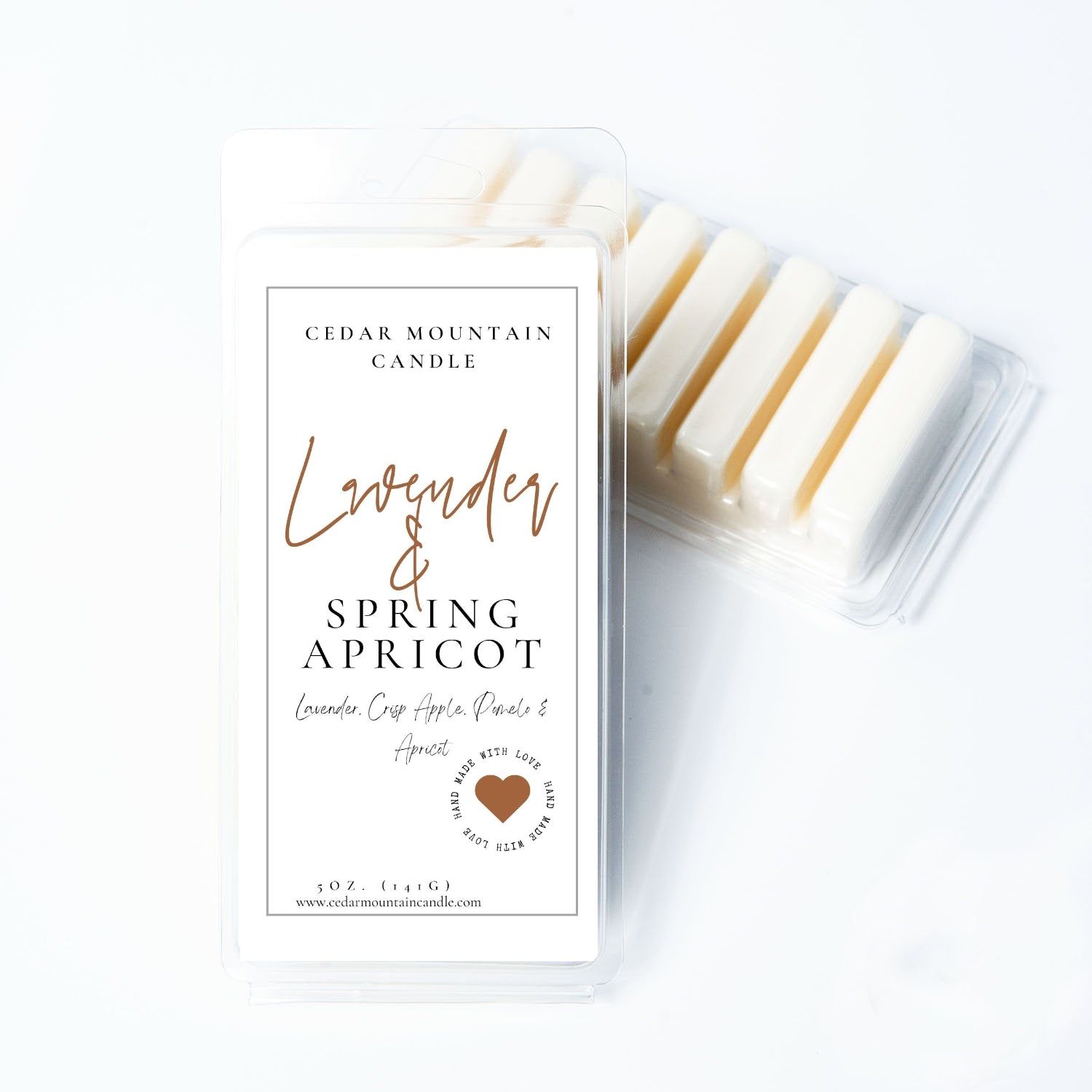 Lavender Spring Apricot - 5.5 oz Wax Melts - PoshaBella
