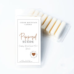 Peppered Suede - 5.5 oz Wax Melts