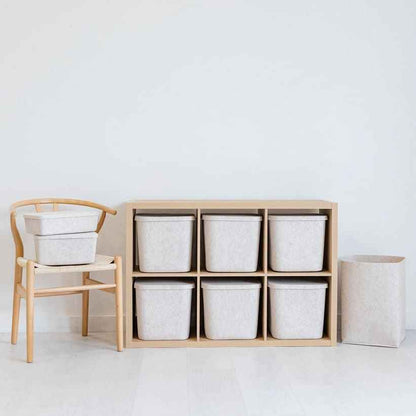 The Sculpted Bin - Original with Lid | Set of 3