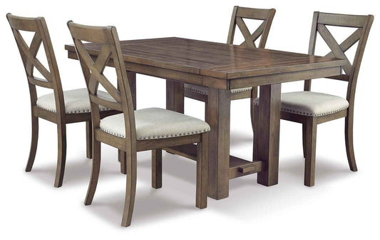 Moriville - Rectangular Dining Room Extension Table - Grayish Brown