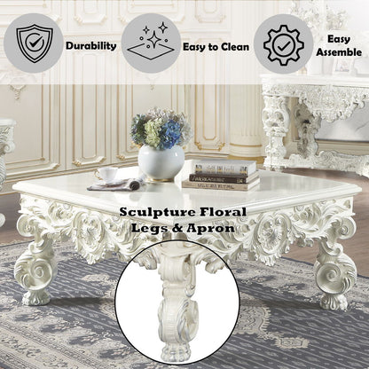 Adara - Coffee Table - Antique White