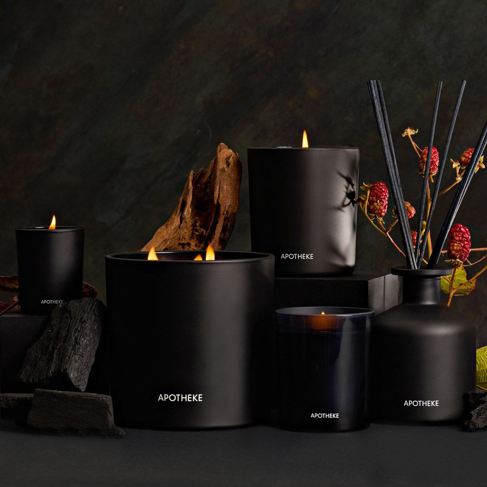 Charcoal Votive Candle - PoshaBella