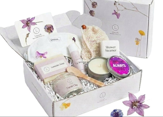 Lavender Bath & Body Gift Set – Natural Self-Care Spa Gift Box