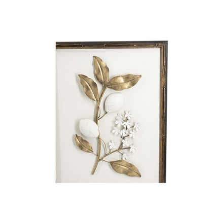 Set of 2 Distressed Brown Frame Decorative Accessories
