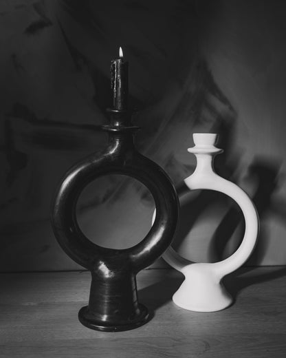 Moroccan Glazed Terracotta Candle Holder - PoshaBella