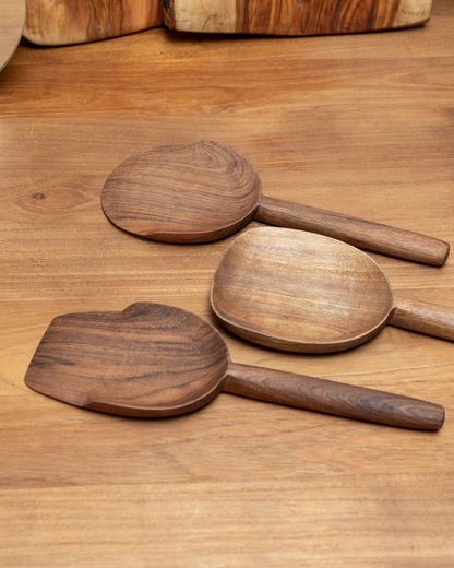 Walnut Spoon - Set of 5 - PoshaBella