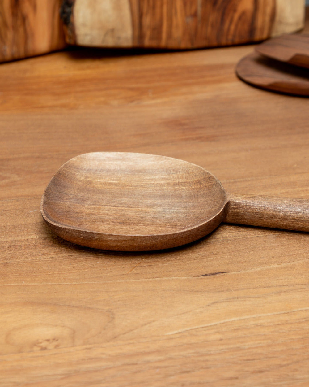 Walnut Spoon - Set of 5 - PoshaBella