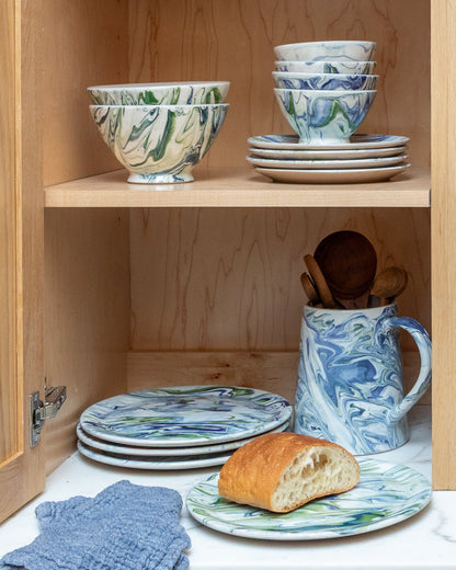 Marbled Ocean Dinner Plate - Set of 4