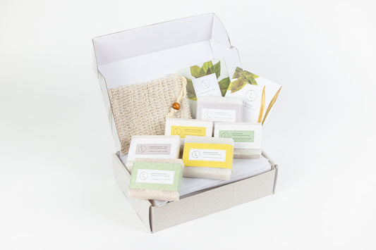 Natural Handmade Soap Gift Set – 6 Vegan Bars