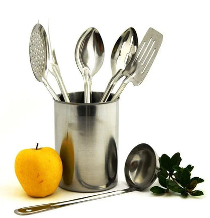 7-Piece Kitchen Tools & Utensils Sets of Stainless Steel - PoshaBella
