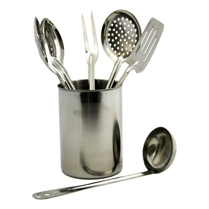 7-Piece Kitchen Tools & Utensils Sets of Stainless Steel - PoshaBella