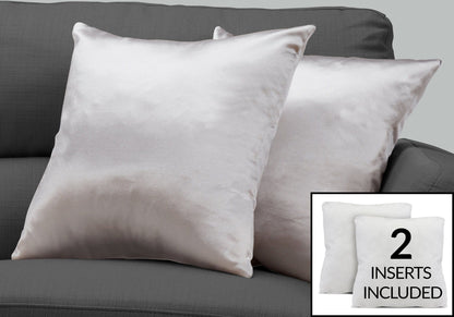Square Decorative Throw Pillows with Hypoallergenic Insert