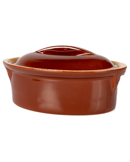 Vintage Oval Lidded Baking Dish