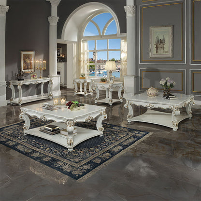 Vendome - 31" End Table - Antique Pearl