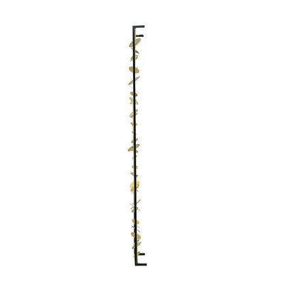 Metal Decorative Wall Art With Frame, Wall Decor For Living Room (Set of 3) - Gold