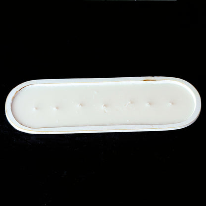 7 Wick White Wood Dough Bowl - Choose Your Scent - PoshaBella