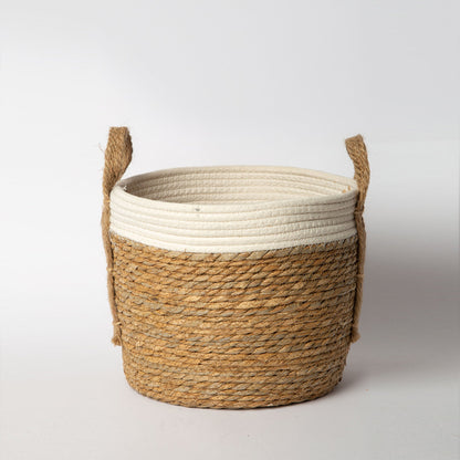 819 - Seagrass Basket With Handles - PoshaBella