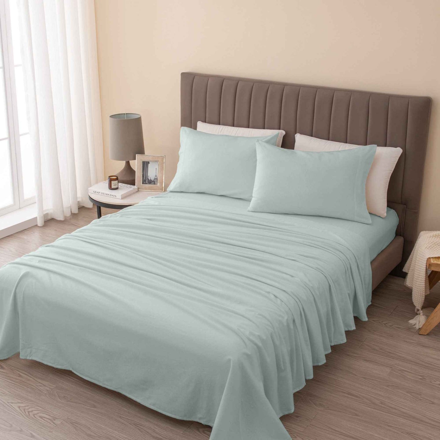 4-Piece Turkish Cotton Flannel Sheet - Raye Collection