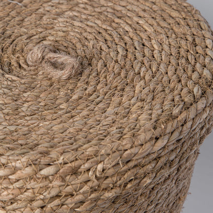 830 - Seagrass Basket with lid - PoshaBella