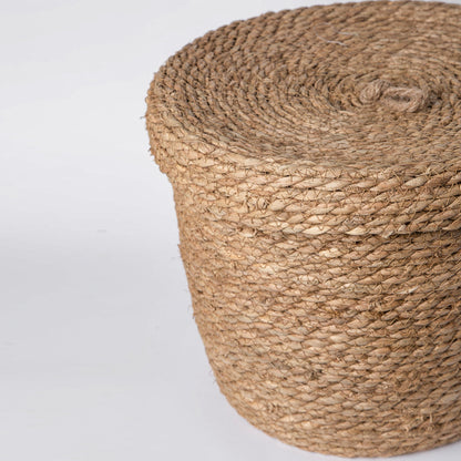 830 - Seagrass Basket with lid - PoshaBella