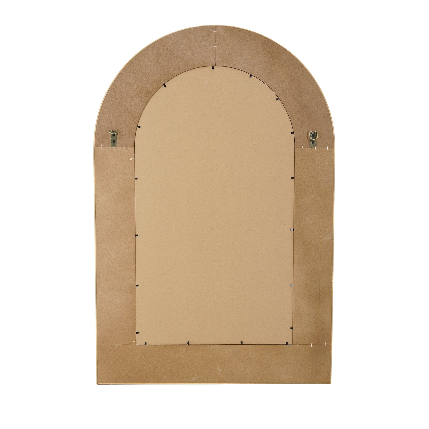 24.2"x36" Woven Texture Decorative Arched Mirror