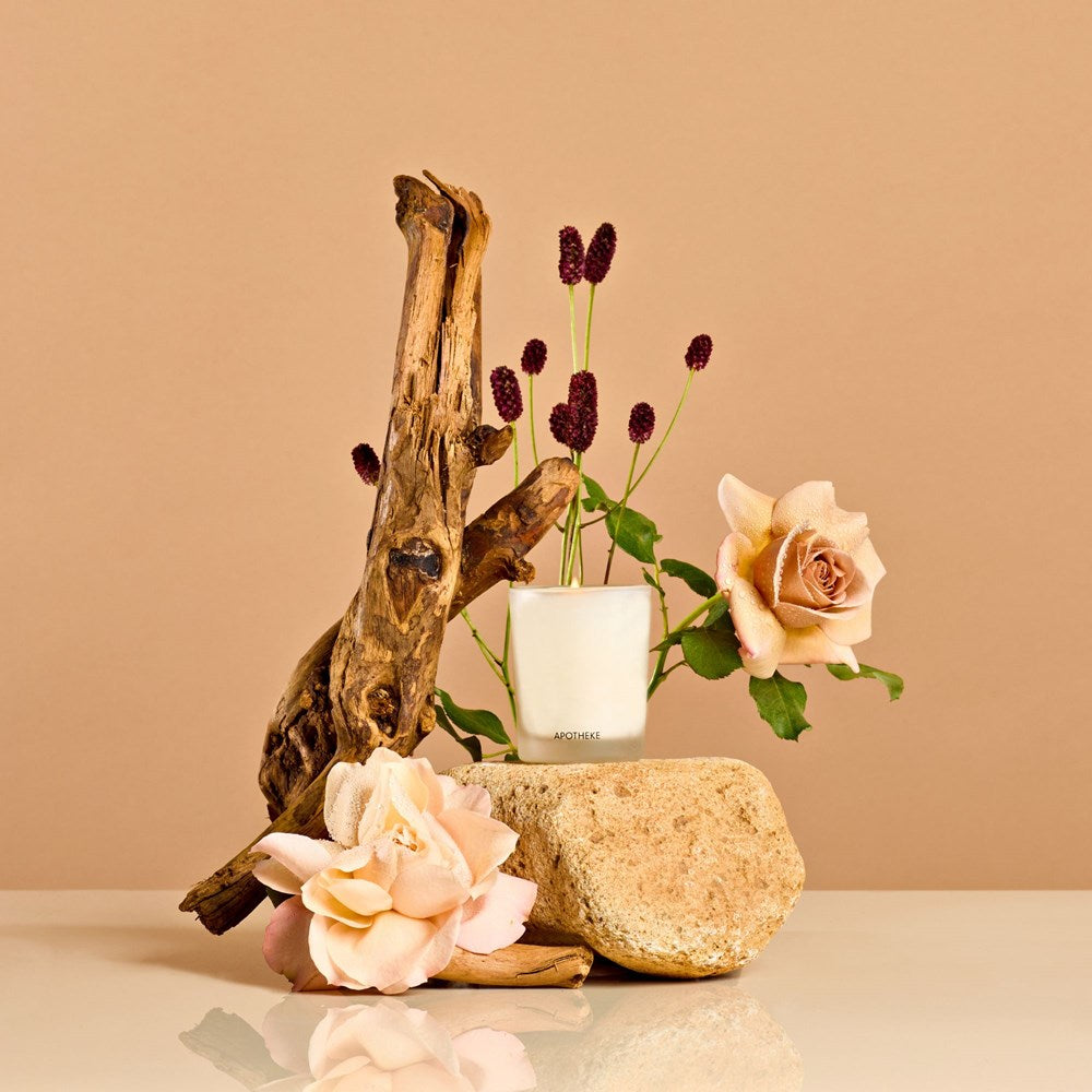 Santal Rock Rose Votive - PoshaBella