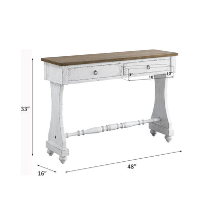 Carminda - Console Table - Antique White