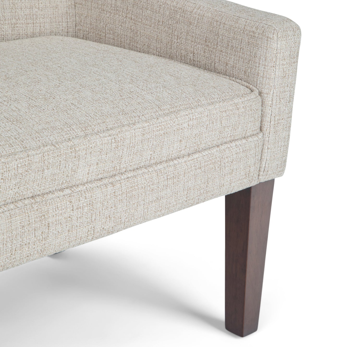 Parris Upholstered Bench - Platinum