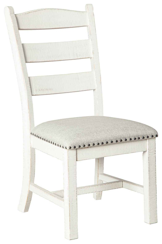 Valebeck - Dining UPH Side Chair (Set of 2) - Beige / White