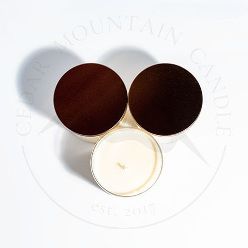 Black & White Label Whiskey Glass Jar Soy Candle - 9 oz - PoshaBella