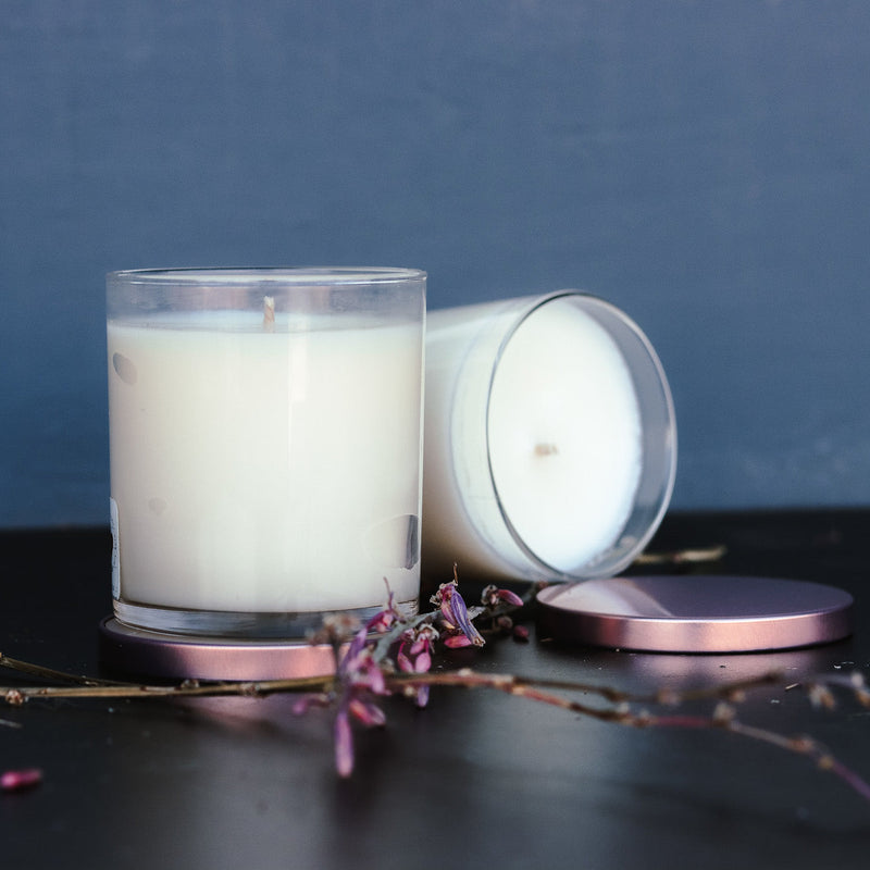 Christmas Hearth - 9 oz Whiskey Glass Candle