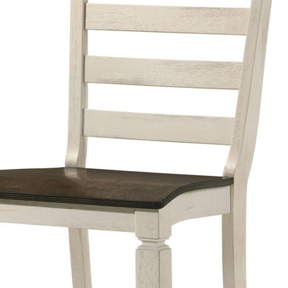 Tasnim - Counter Height Chair (Set of 2) - Oak & Antique White