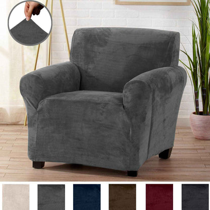 Velvet Stretch Slipcover - Gale Collection