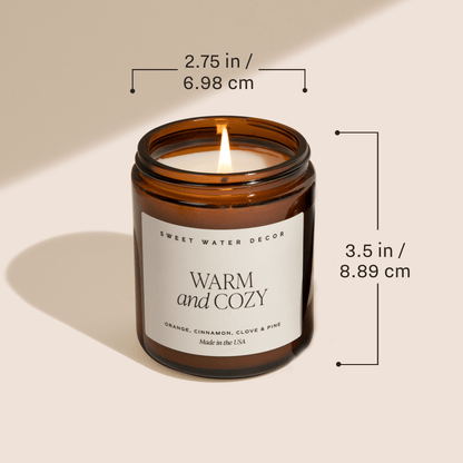 Fraser Fir Soy Candle - Amber Jar - 9 oz