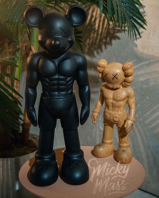 MickyMass Solid Wood Collectible Art Figure