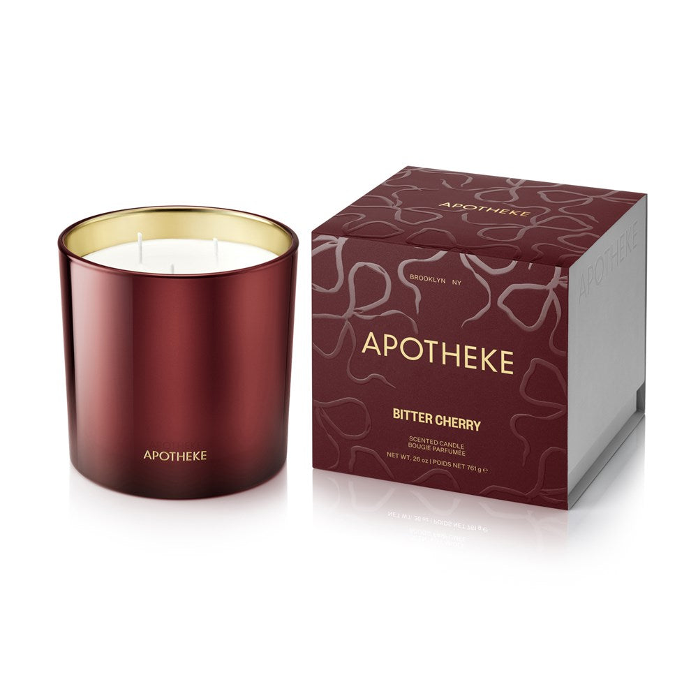 Bitter Cherry 3-Wick Candle - PoshaBella