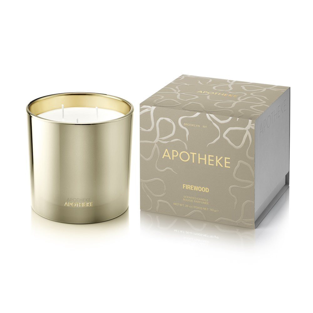 Firewood 3-Wick Candle - PoshaBella