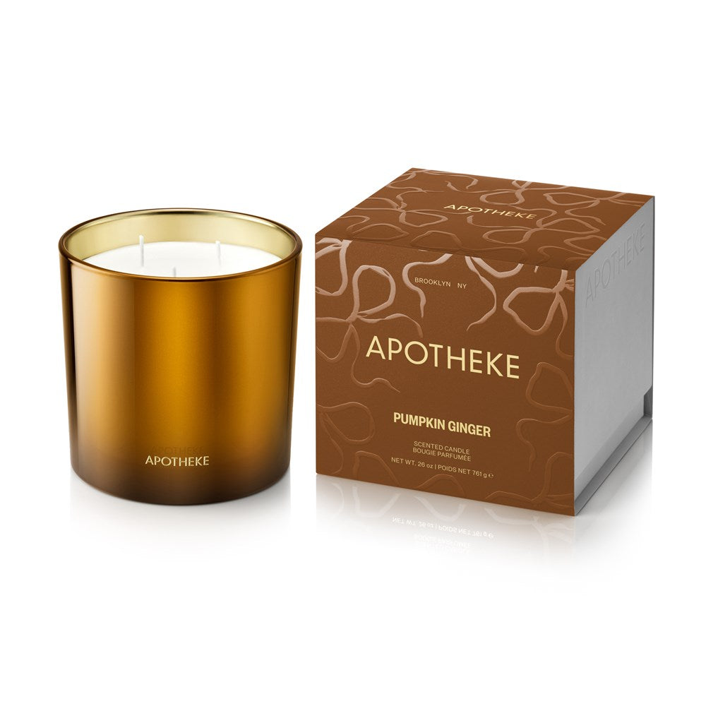 Pumpkin Ginger 3-Wick Candle - PoshaBella