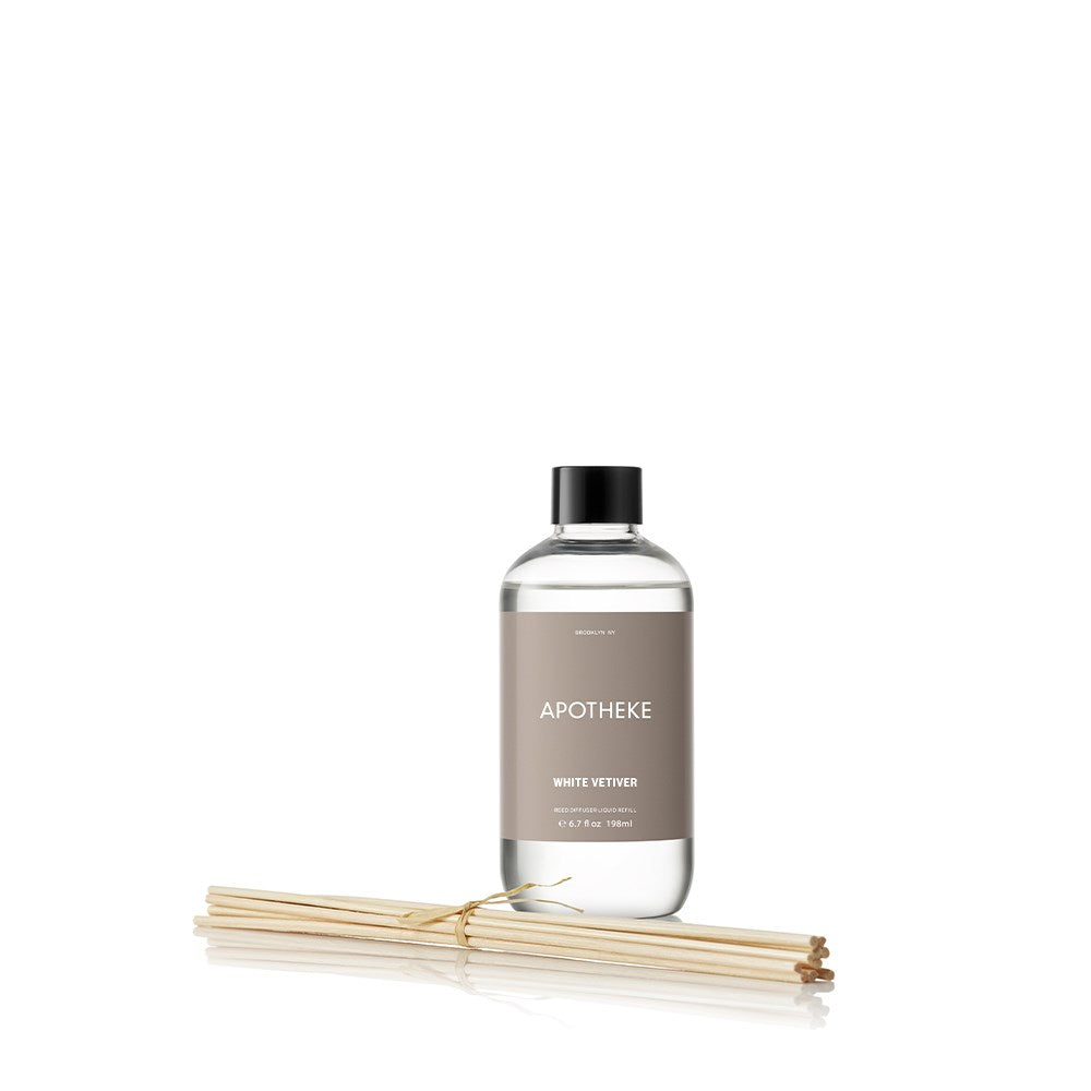 White Vetiver Reed Diffuser Refill - PoshaBella