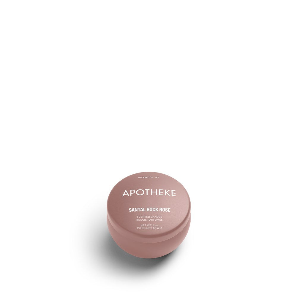 Santal Rock Rose Mini Candle Tin - PoshaBella