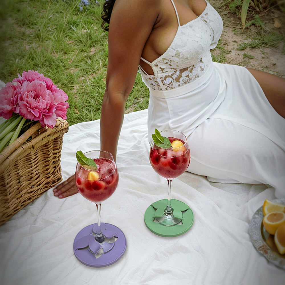 Wine Glass Slipper in Multicolors - PoshaBella