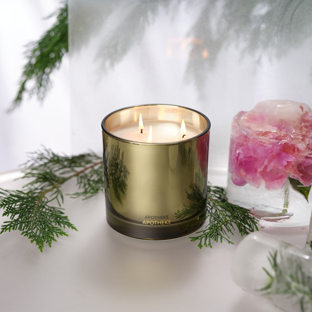 Black Cypress 3-Wick Candle - PoshaBella