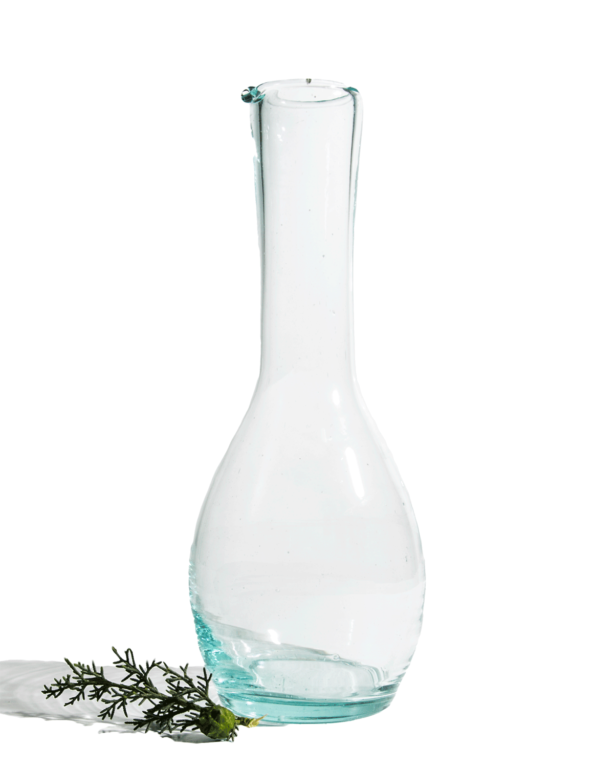 Divers Recycled Glass Tall Bottle Carafe - PoshaBella