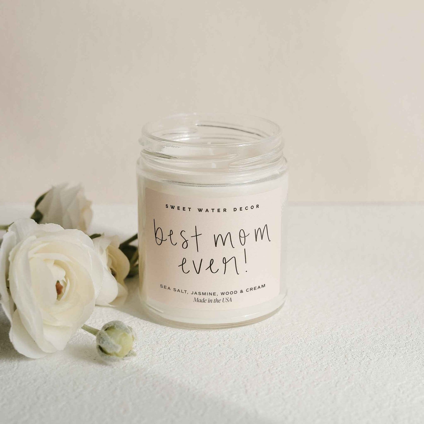 Best Mom Ever! Soy Candle - Clear Jar - 9 oz (Spa Day)