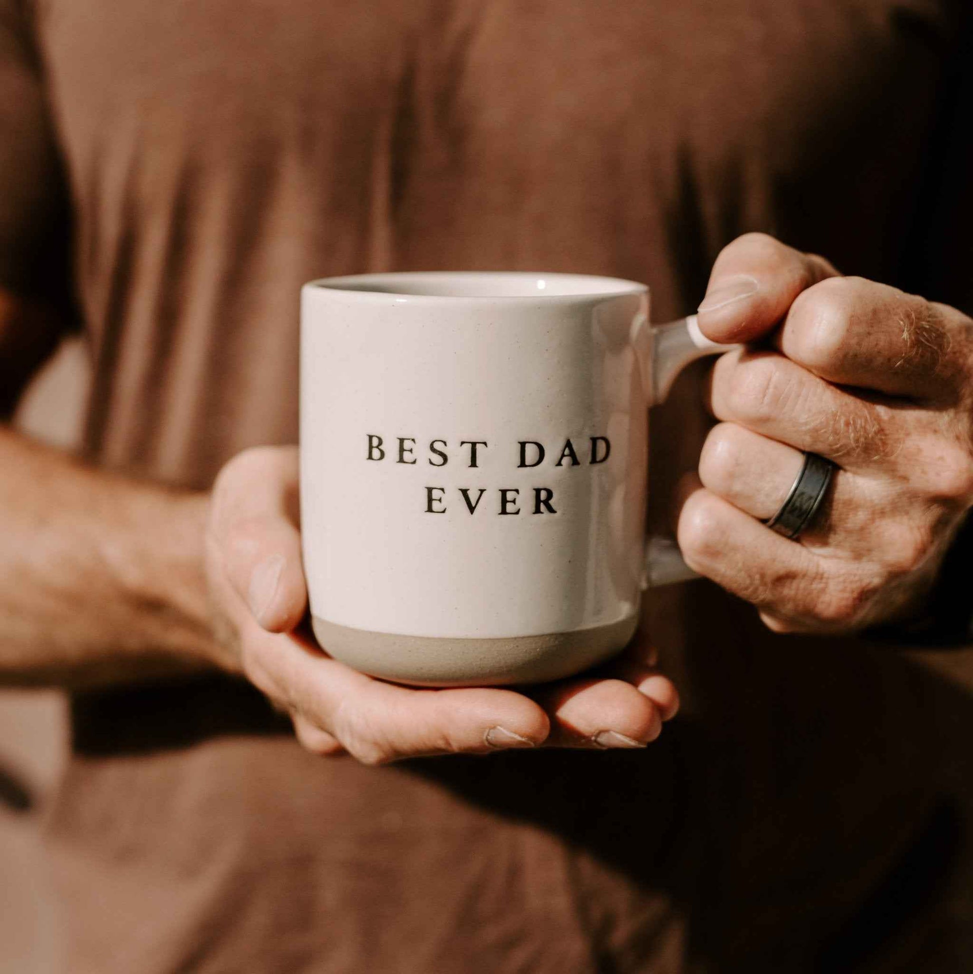 Best Dad Ever 14 oz Stoneware Coffee Mug