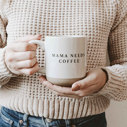 Mama Needs 14 oz Coffee Stoneware Coffee Mug