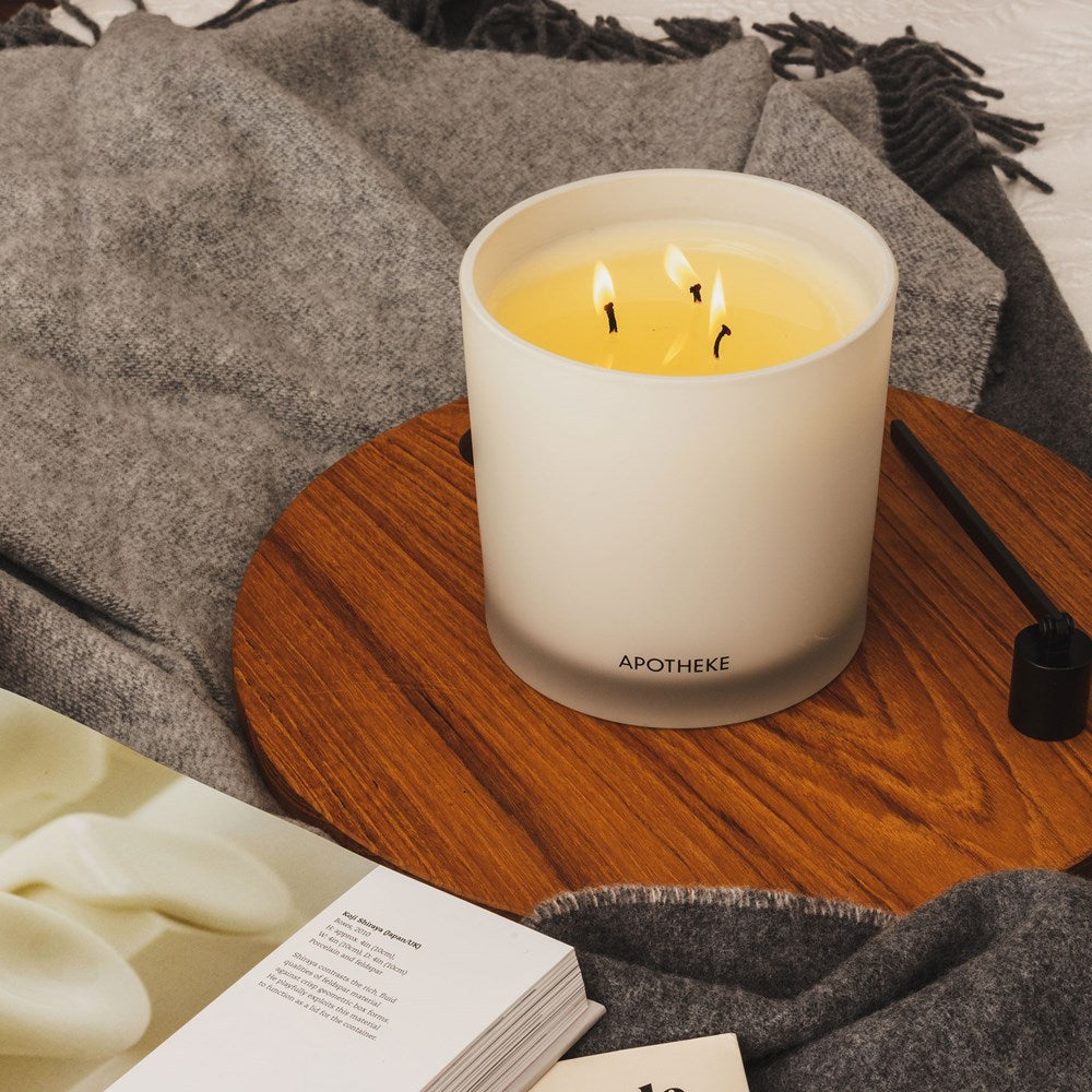 Canvas 3-Wick Candle - PoshaBella