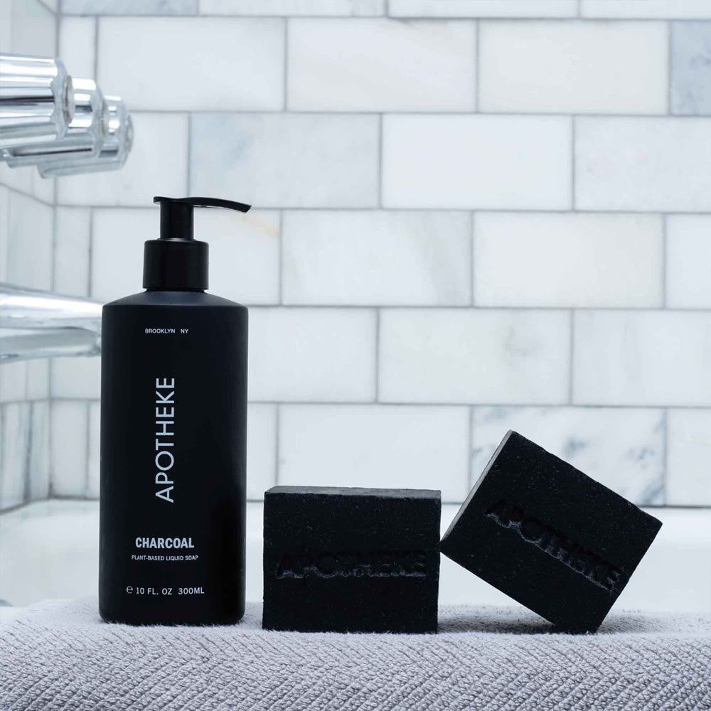 Charcoal Liquid Soap - PoshaBella