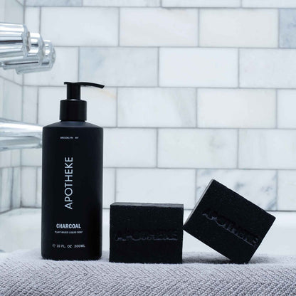 Charcoal Liquid Soap - PoshaBella